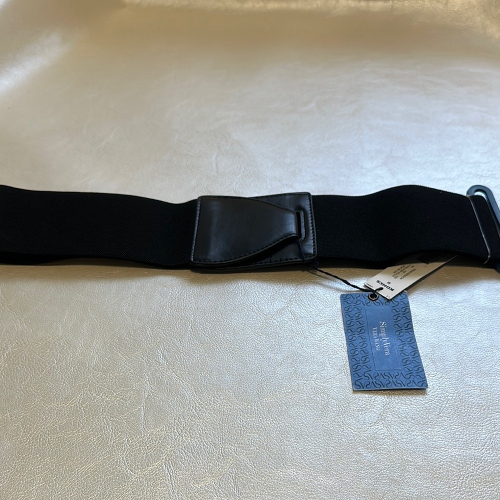 Black Leather Men's Belt